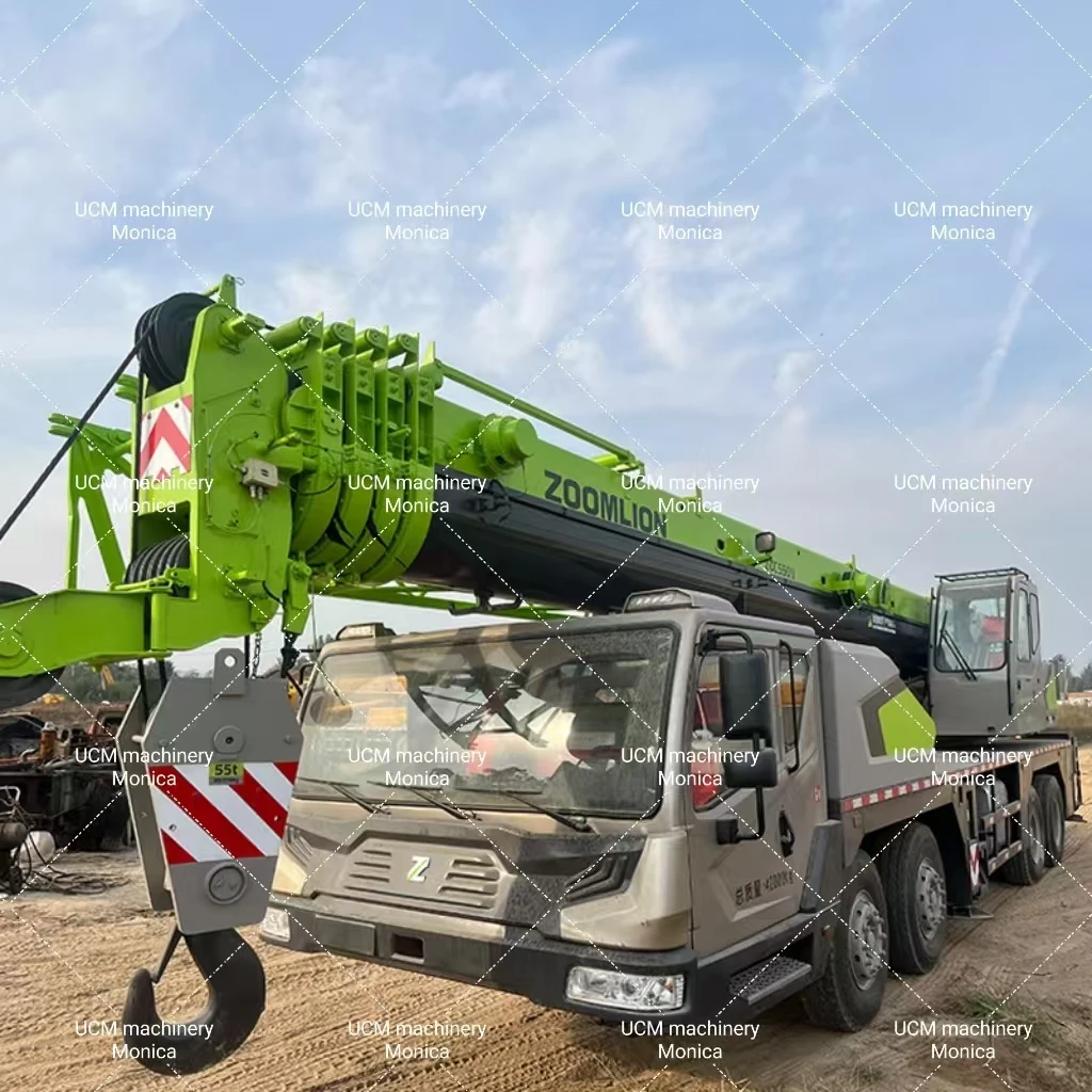 used ZOOMLION ZTC550V 55Ton Good quality 100% Ready 99% New In stock Machine Cheap Excellent Crane Used crane on sale