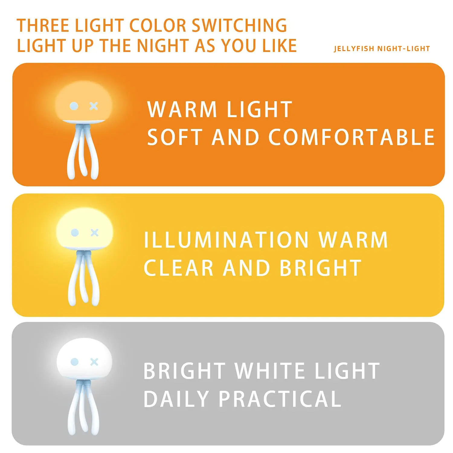 new mom preferred baby crib smart jellyfish small night lamp breastfeeding night milk eye protection baby stroller light