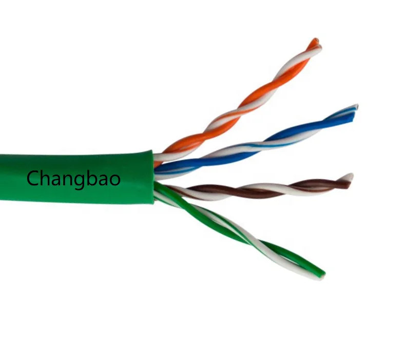 Changbao 26awg 24awg 4 pair indoor cat5 cat5e rj45 cat 5e ethernet utp lan network cable