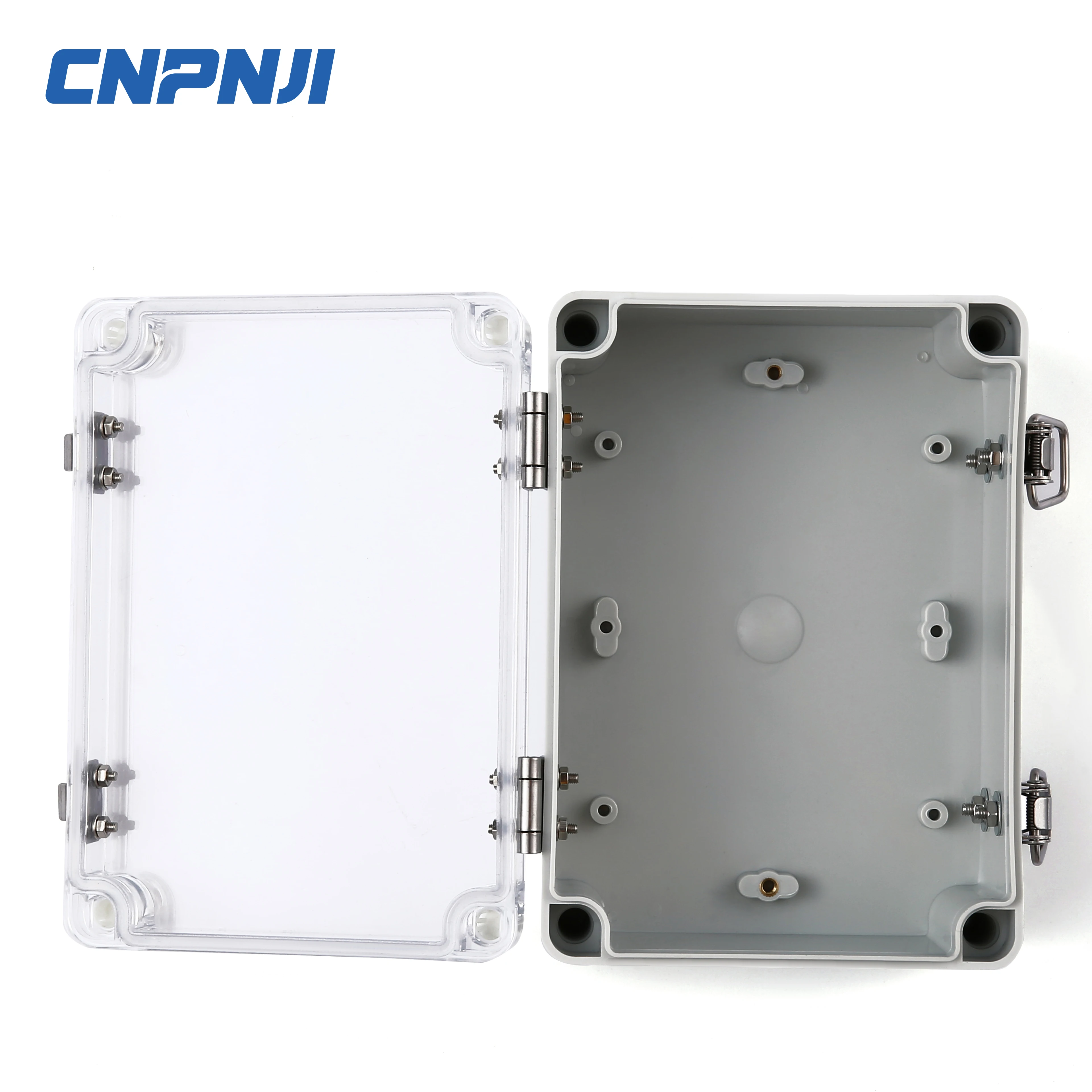 China factory price of plastic electrical pvc junction box with stainless latch