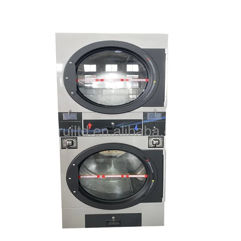 Top quality industrial centrifugal clothes coin operated dryer machine for sale with CE