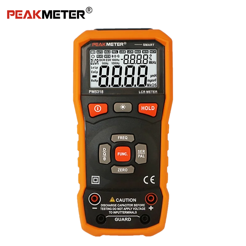 New Arrivals digital bridge PM5318 6000 counts Auto range LCR meter multimeter SER & PAL measuring mode and resistance test