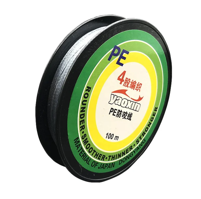 Customizable  100m Power Fishing Line Strong strength Multifilament line PE 4 strand braided fishing line
