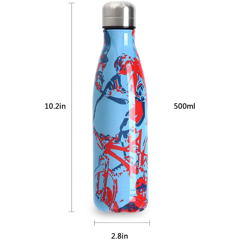 Insulated  Botellas De Agua De Anime Matte Water Bottle Water Bottle Vacuum Flasks