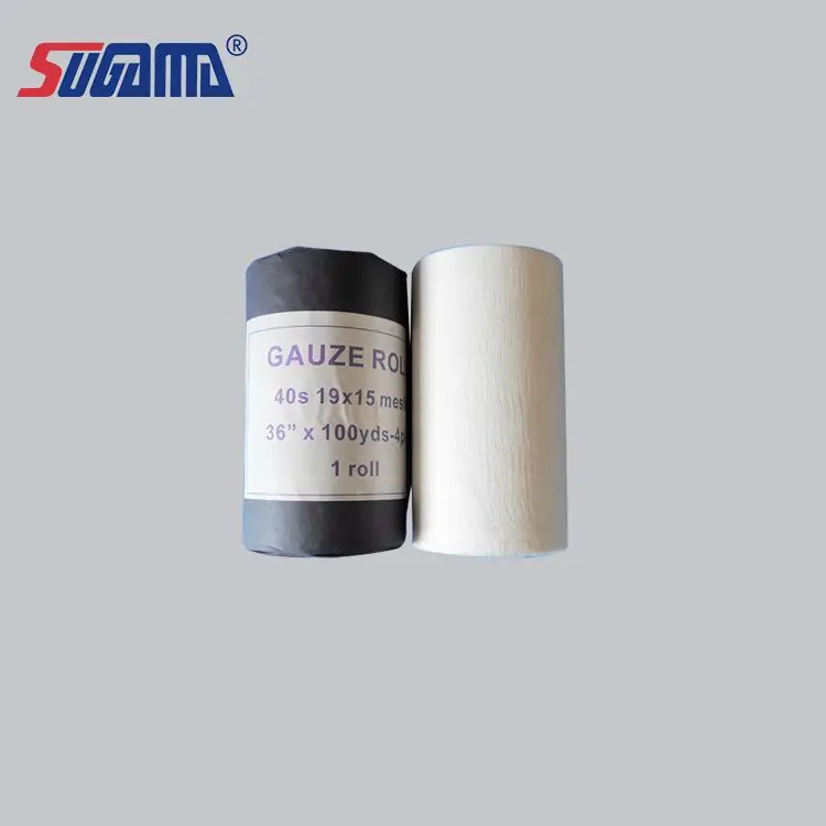 high quality 100% cotton absorbent medical gauze roll 1.50kg for hospital use