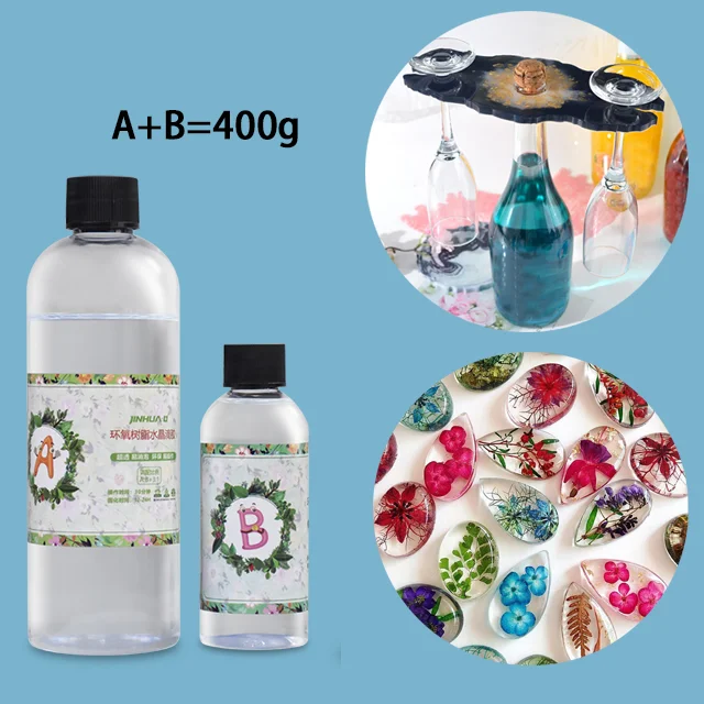 Clear and Transparent Liquid Crystal Epoxy Resin For Art Jewelry, River Table,100g to 4kg Packaging Specification Customization