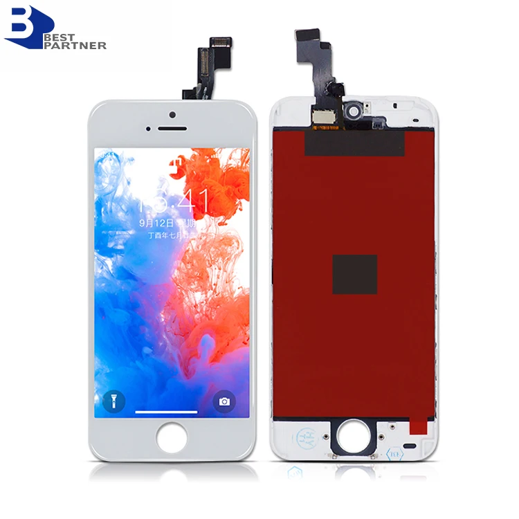 Цветное закаленное стекло для защиты экрана iphone 5 для iphone 5 ЖК сенсорный экран комбинированная цена