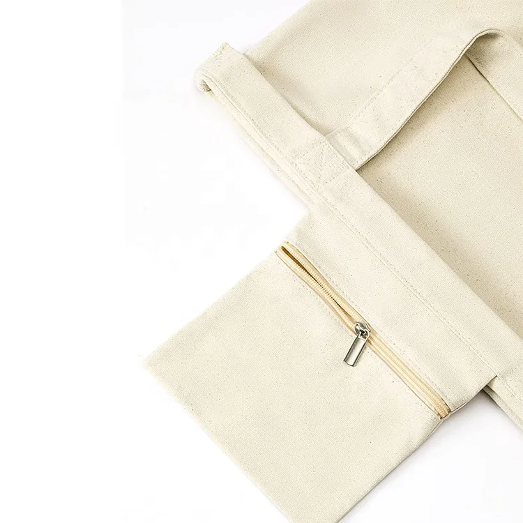 huahao wholesale bolsas de tela waterproof top quality excellent cotton canvas yoga mat bag