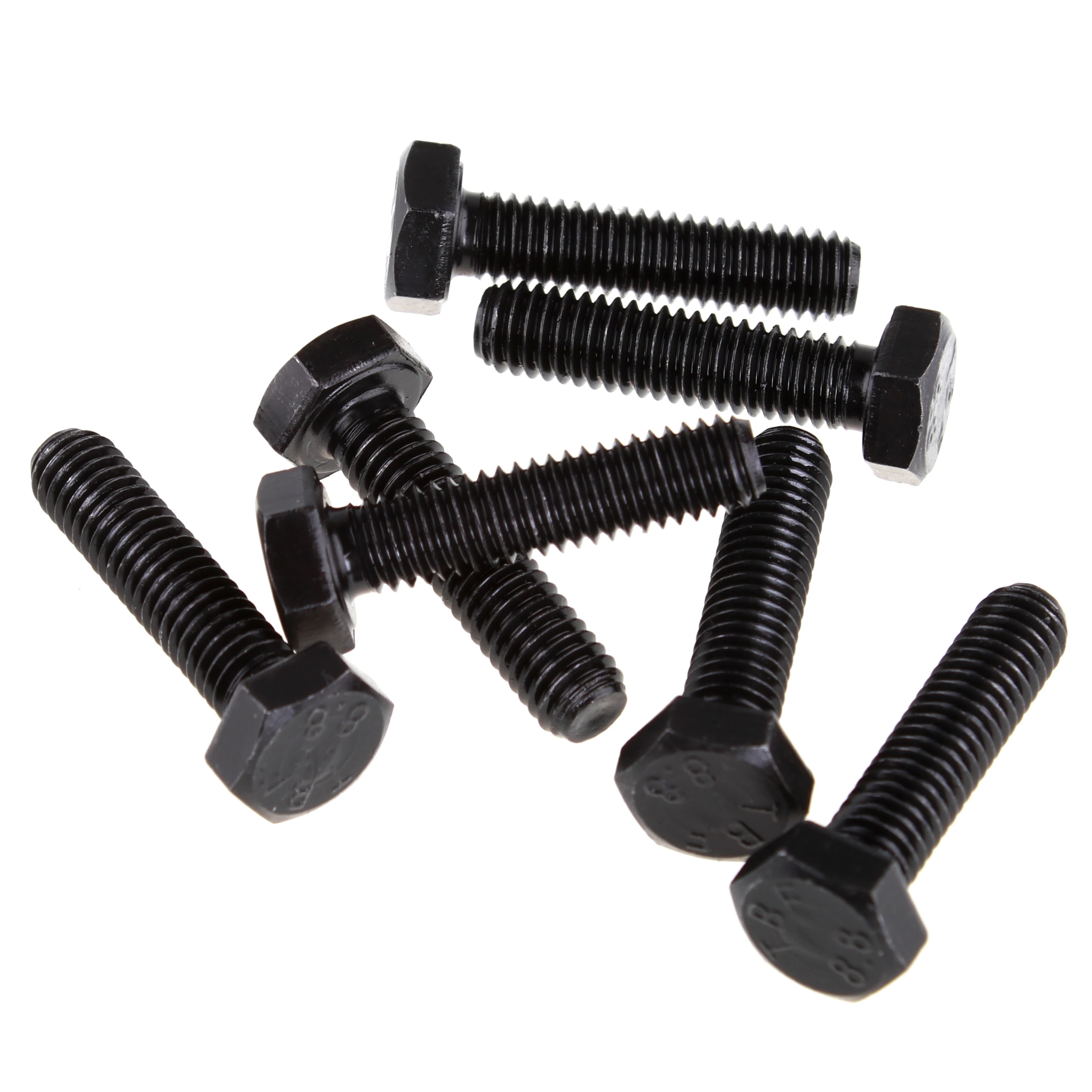 Free samples m3 m4 m5 m6 m8 class 10.9 12.9 high strength black corrosion and rust resistant hex head bolt
