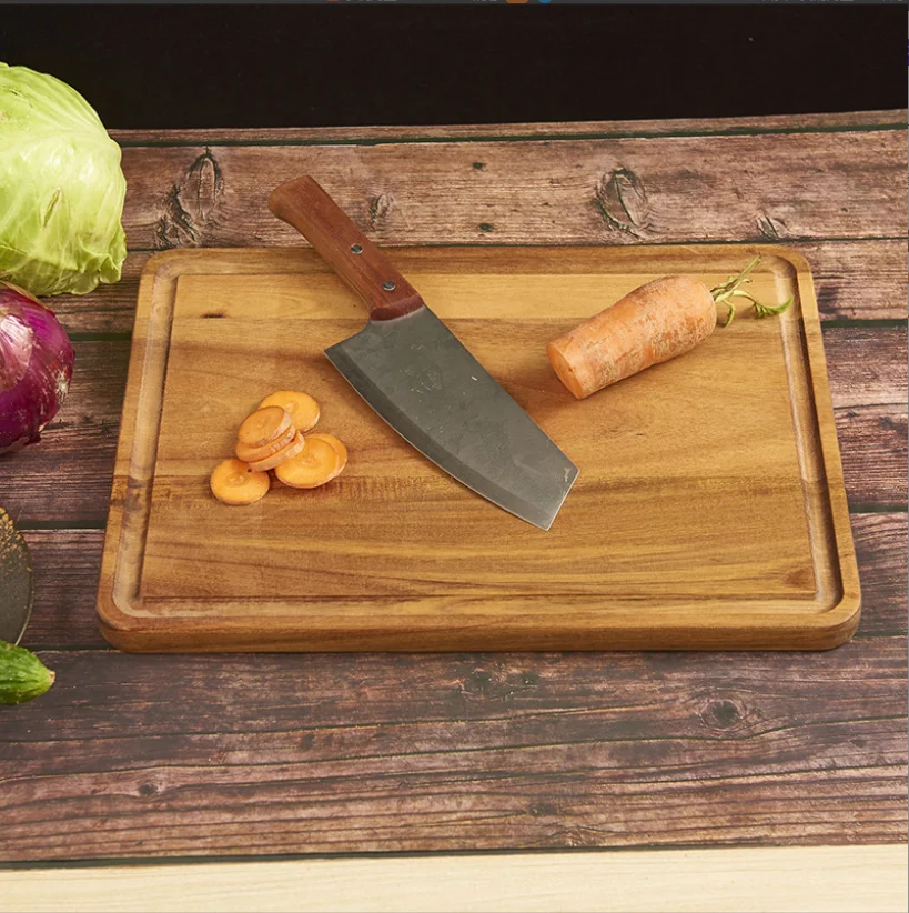 Rectangle acacia wood wooden cutting board chopping board