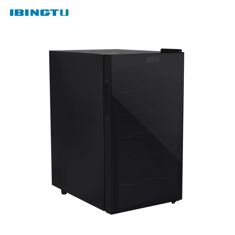 Bingtu отель/домашняя кухня Роскошная панель автоматического управления oem охладитель для вина холодильная камера 18 бутылка 48 л холодильник