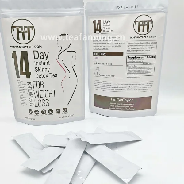 Instant fitness detox slimming tea powder soft drink,Laxative Free,Private label 28day Weight Loss Tea and weight loss tea