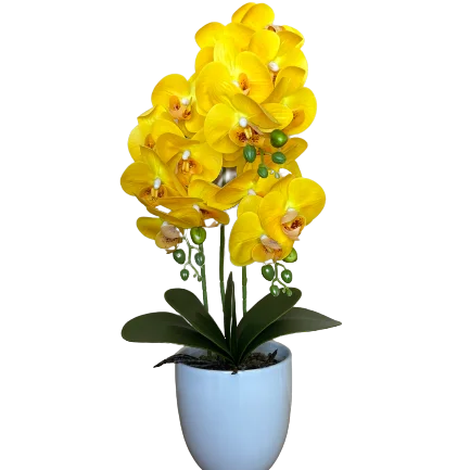 Большая высококачественная искусственная Орхидея в порту
