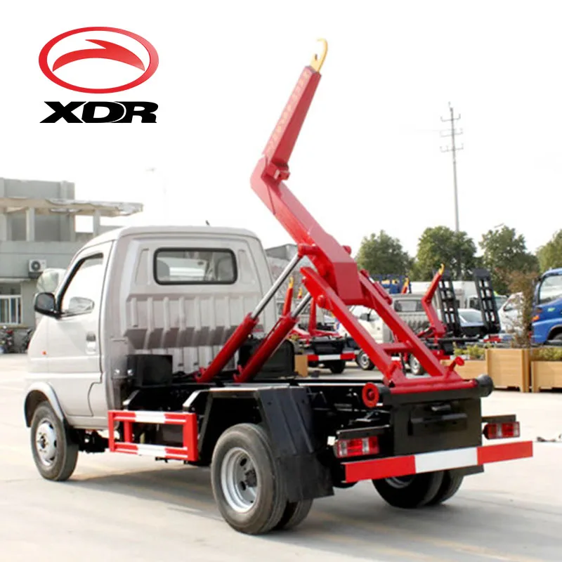 Mini Hook Lift Garbage Truck Hydraulic Arm Garbage Truck
