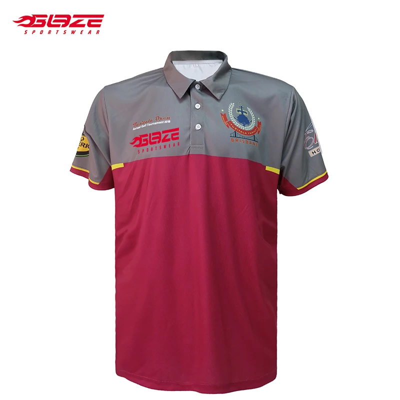 Mens high quality dye sublimation printing personalized car racing uniform shirts