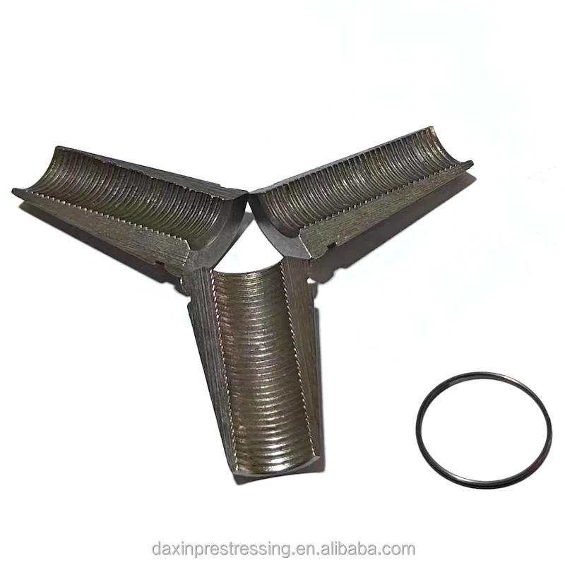 3-piece Anchor Wedge for Railway Construction Material Prestressed Banana Anchorage