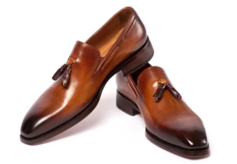 Мужские тонкие туфли на весну-2021; Новая удобная обувь; На низком каблуке; Мужская обувь градиент модельная обувь