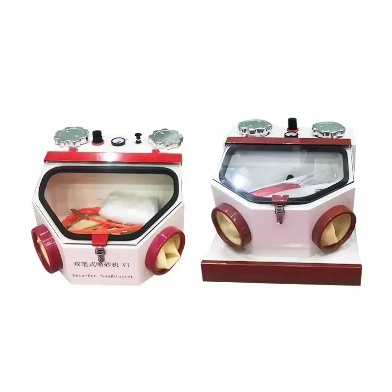 Dental Sandblasting Machine Portable Dental Unit Dental Sandblaster With Cabinet