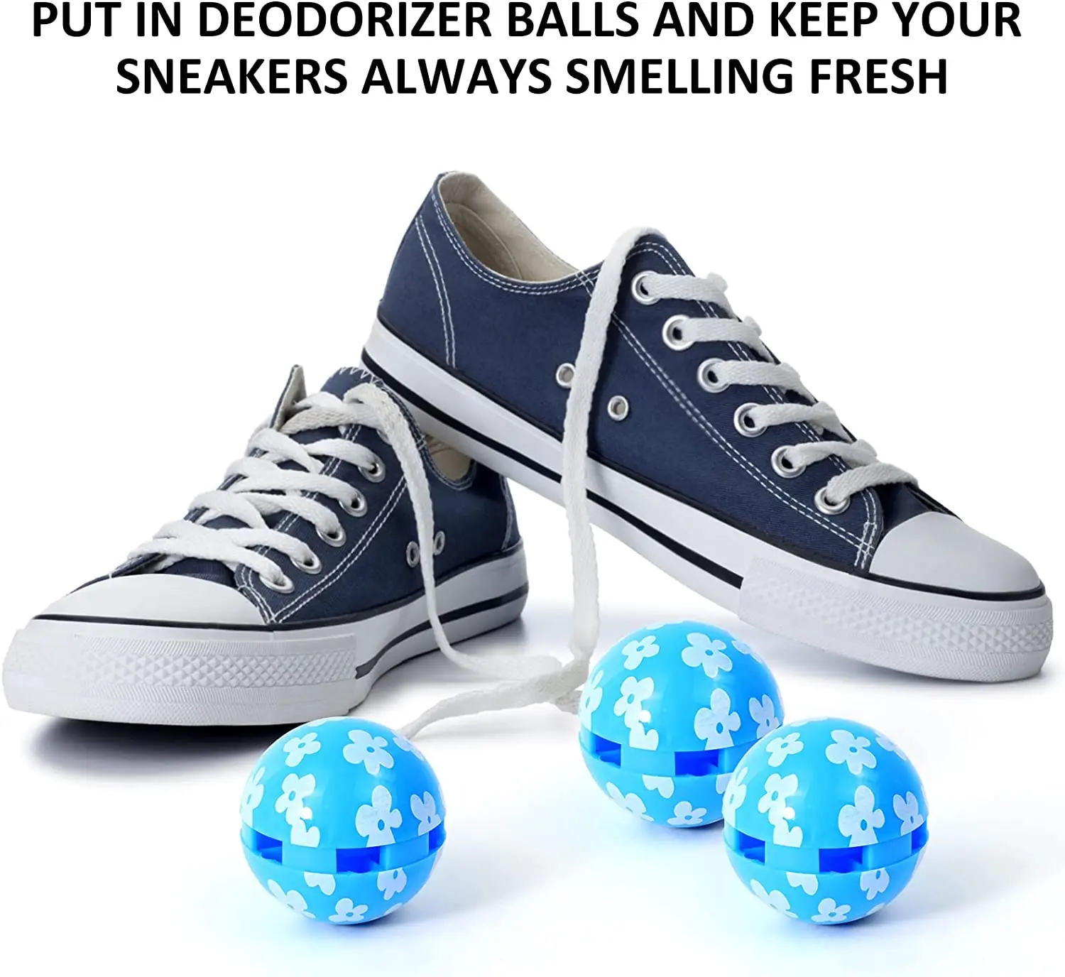 Shoe Deodorizer Odor Eliminator Balls for Sneakers