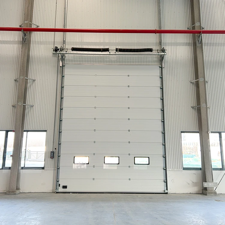 Customized Size Overhead Sectional Garage Door Radar Sensor For Aluminum Sectional Door Automatic Sectional Overhead Door