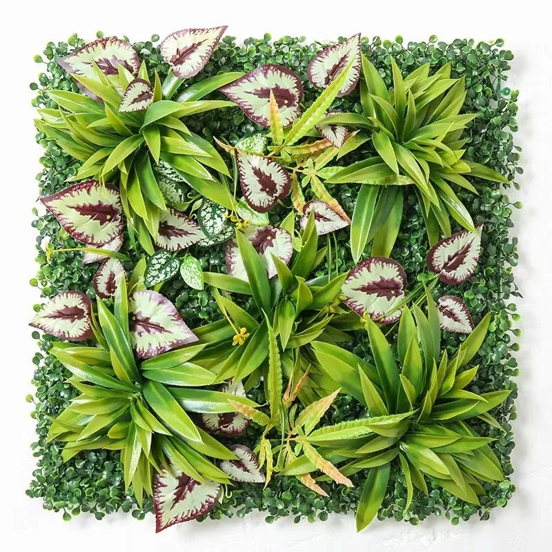 2024 UV resistant outdoor fake plants wall for decoration