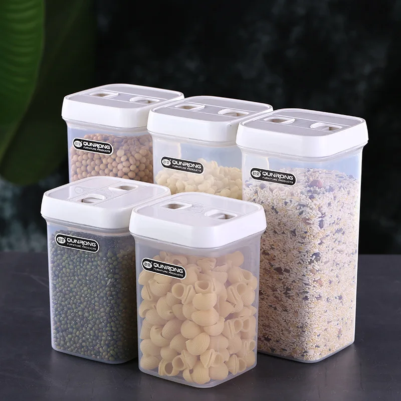 Cereals storage tank plastic food container milk powder box
