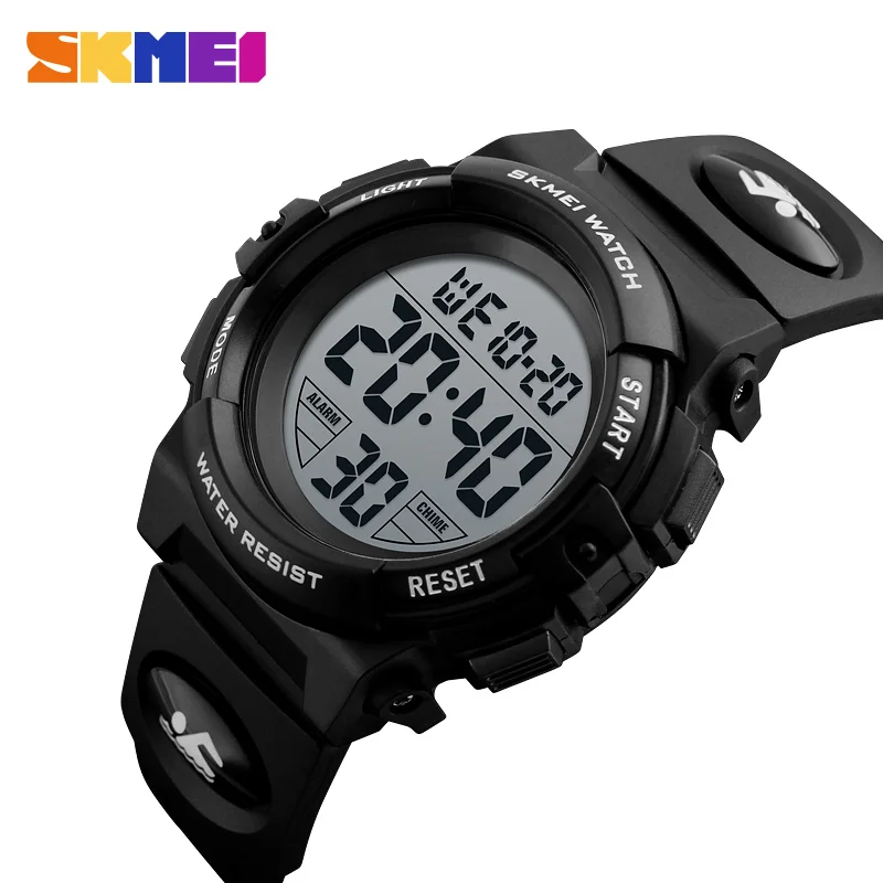 Digital Sports Waterproof Outdoor Kids Watches Alarm Clock 12/24 H Stopwatch Calendar 3-15 Year Old Boys Girls Wristwatch 1266