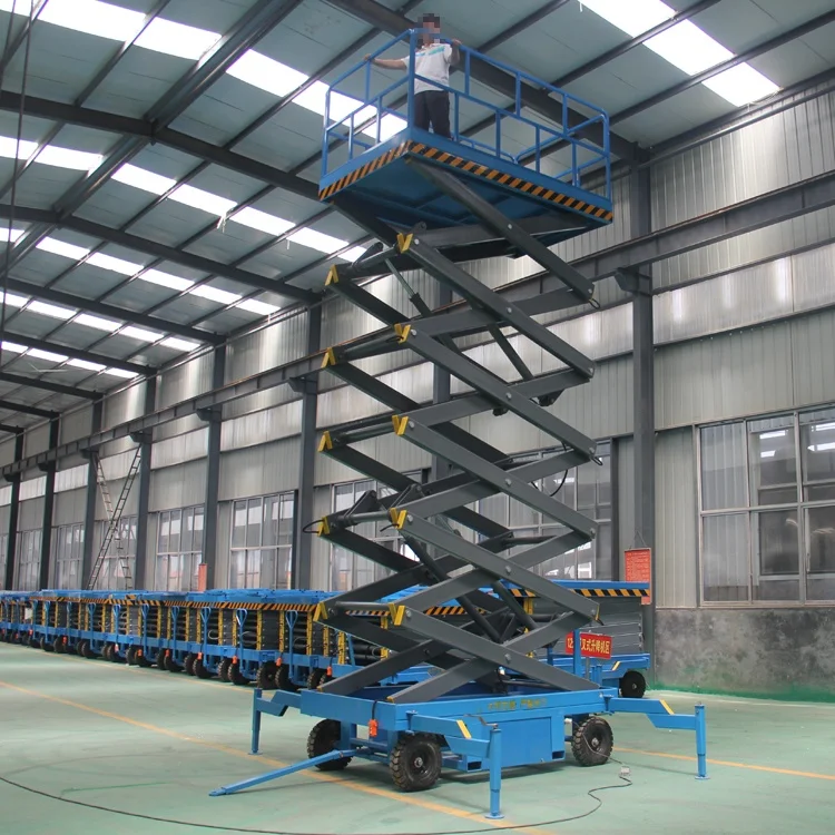 Ножничный подъемник с высотой подъема от 6 до 18 м