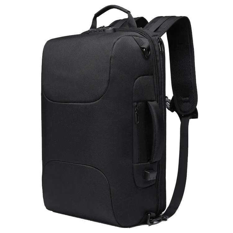 Water resistant nylon fabric high end computer USB multifunctional anti-theft laptop bag backpack
