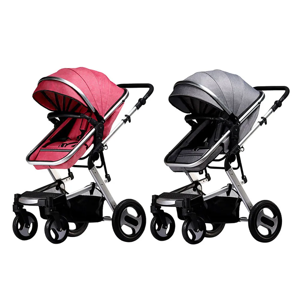 
3 in 1 High Quality Baby Walkers Carriers Newborn Pram with Car Seat,Convertible Rider Easy Foldable Baby Stroller 
