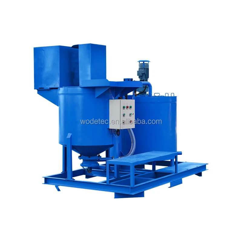 500L Capacity high efficiency electric bentonite grouting mixing and agitator machine for deep well casing