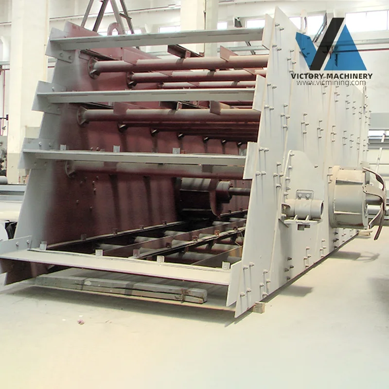 High Efficiency New Linear Vibrating Screen Machine Ore Separator for Construction Industries