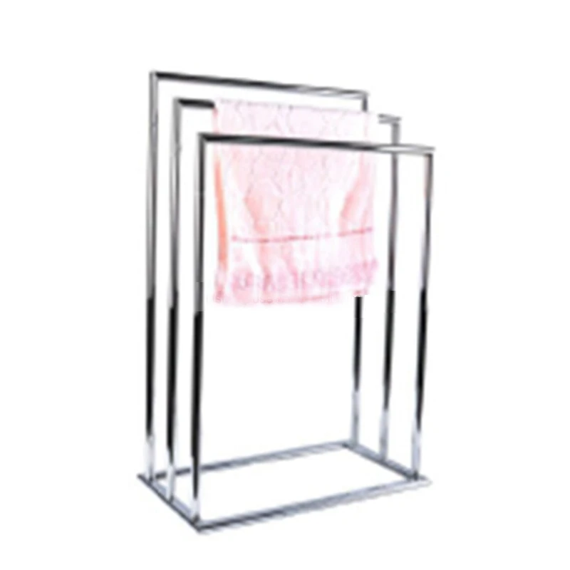 Manufacturer Free Standing 3 Tier Towel Rail Chrome Airer Drying Bathroom Stand
