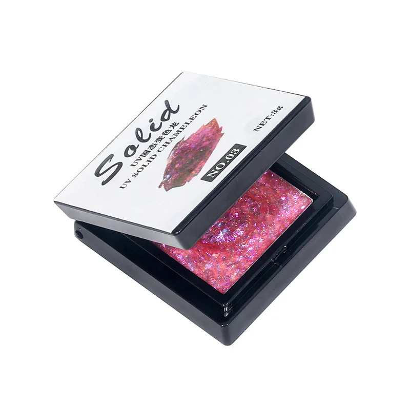 Японский 3 г/бутылка нетонущий твердый Блестящий Гель-лак для ногтей УФ-лак клей рисования Крем дизайна Твердые блестки