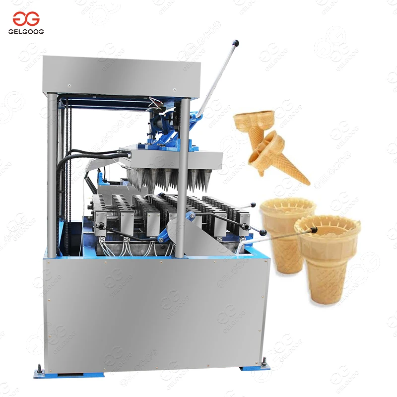 Half Automatic Oman Biscuit Cone Wafer Ice Cream Cone Making Ice Cream Cake Cone Machine
