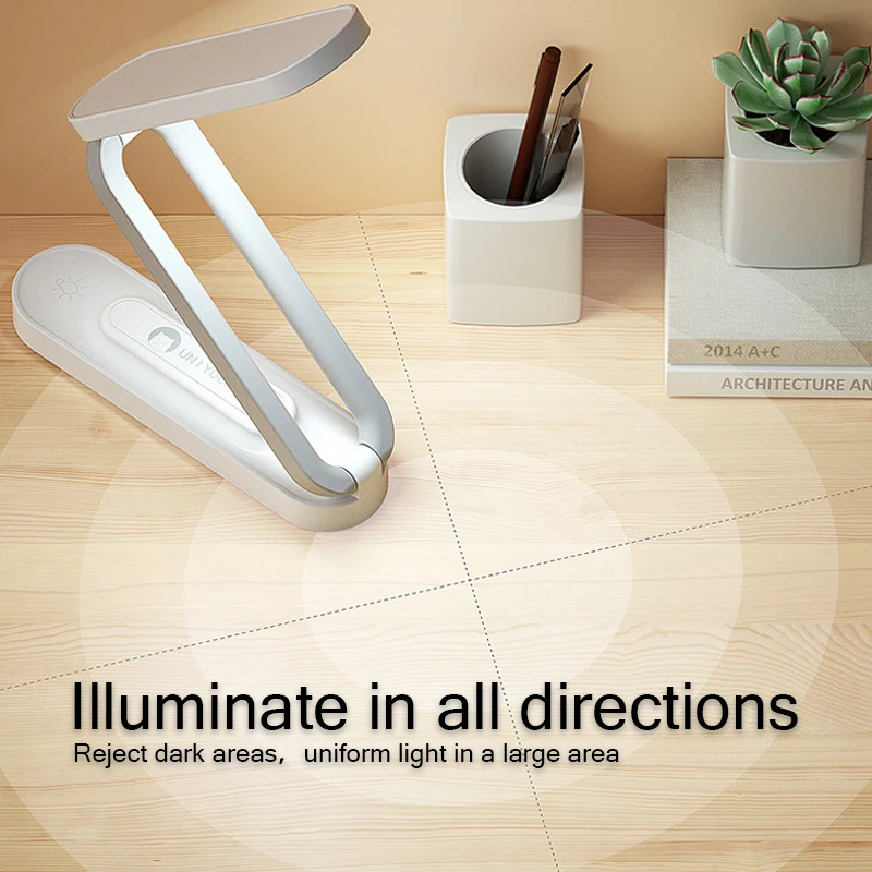 Modern Minimalist Direction Adjustable Swing Arm Folding Table Lamp Study Work Reading  Led Modern Table Lamp