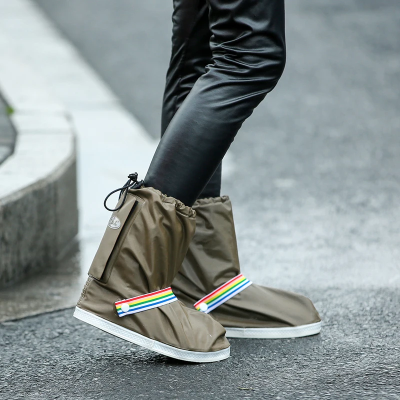 Wholesale Motorcycle Cycling Rain Waterproof Bike Shoes Covers Bicycle Thicker Rainproof  Nonslip Boots Overshoes