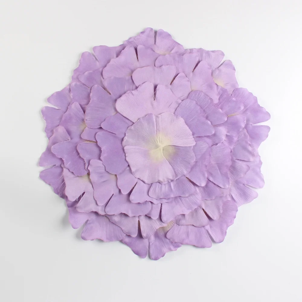 IN STOCK Round Plastic Pink and Purple Flower Placemat For Wedding, Kitchen, Home Decoration