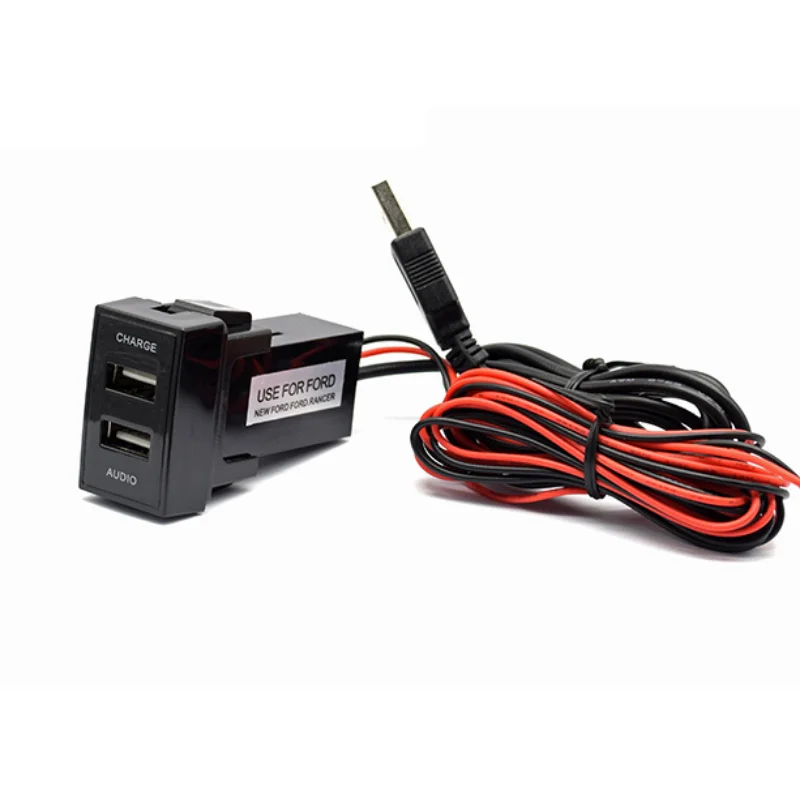 Универсальный порт зарядного устройства Ford Usb аудио розетка зарядки и для автомобиля