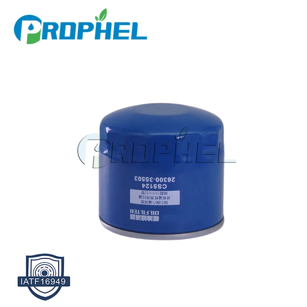 OEM Car Automatic Engines Parts Oil Filters For 26300-35504 2630035504 15400-PR3-003 3252676 PH2871A 2630035503 PH2871 W825/80EX