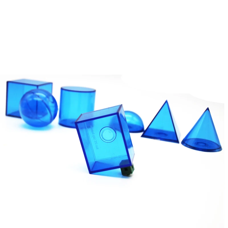 
conic section teaching model, Geo Solids Set Transparent Geometry model, plastic math model of geometry set 