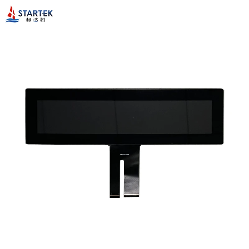 15 Inch Bar Type TFT LCD High Brightness 1280x242 Resolution LVDS interface LCD Display Module with Capacitive Touch Panel