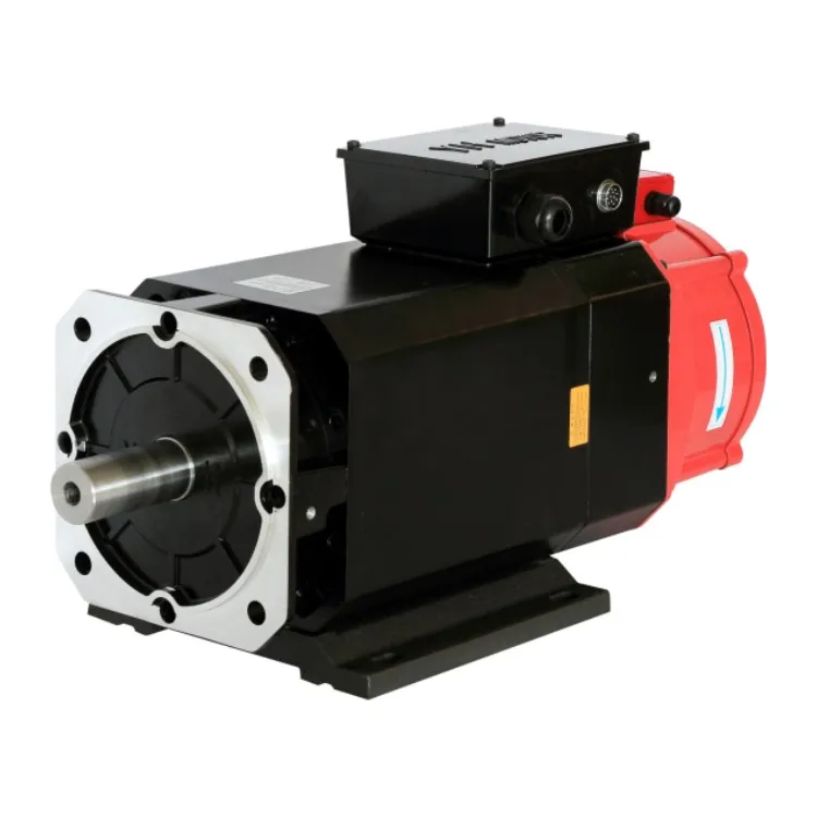 5.5kW 6000RPM 35N.m 380V AC Spindle Servo Motor And Spindle Drive For CNC Lathe Machine