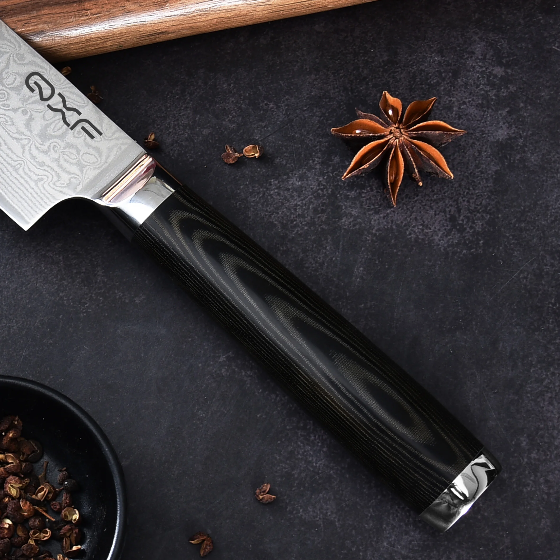 8 Inch Professional VG-10 Damascus Steel Kitchen Knives Chef Knife with Micarta Handle