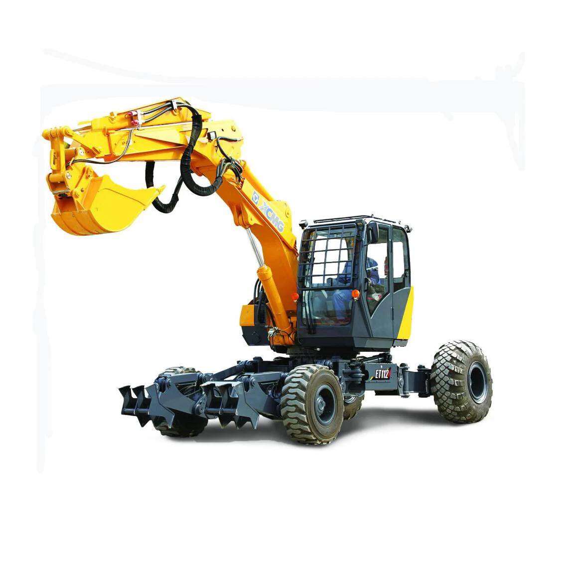 11ton ET110 XCMG Китай колесная ходовая паук экскаватор необработанных