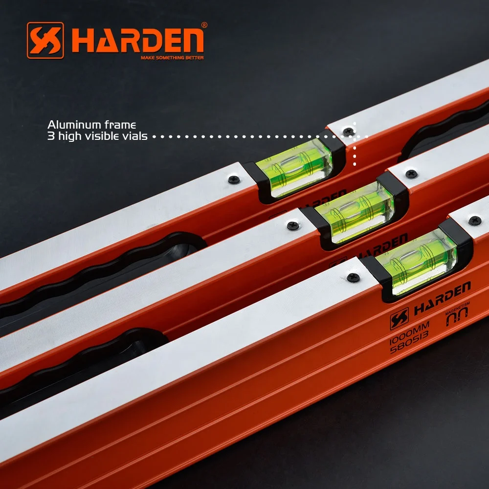 HARDEN Professional measure 600mm Aluminum Digital Spirit Level With Rubber Handle