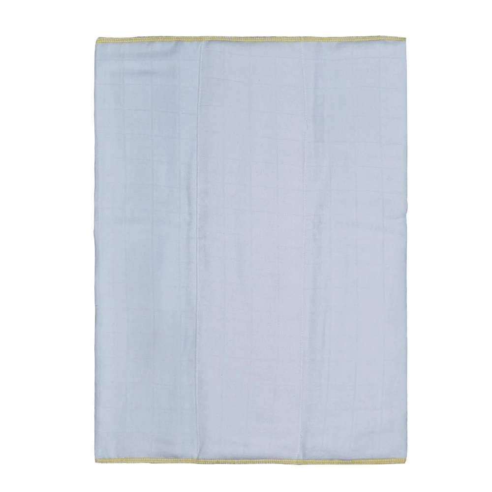 Soft and Absorbent Organic Cotton Bamboo Muslin Prefold Cloth Diaper