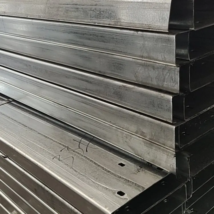 Factory direct supply galvanized z shape steel channel durable galvanized steel purlin
