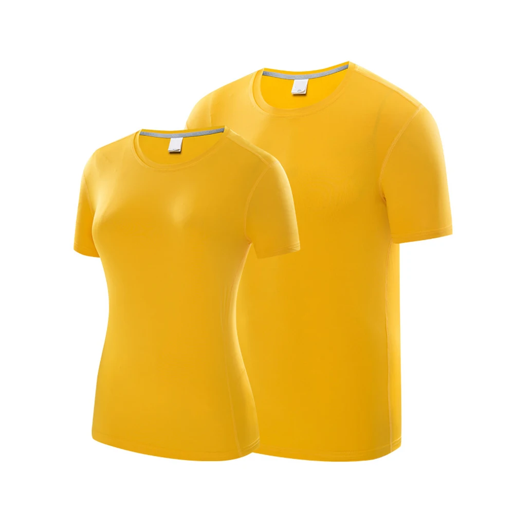 Tee Shirt Sports Wear Sweat Activated Elastane Polyester Tshirt With Logo Custom Logo Printed Own Gym Wear For Men and Women