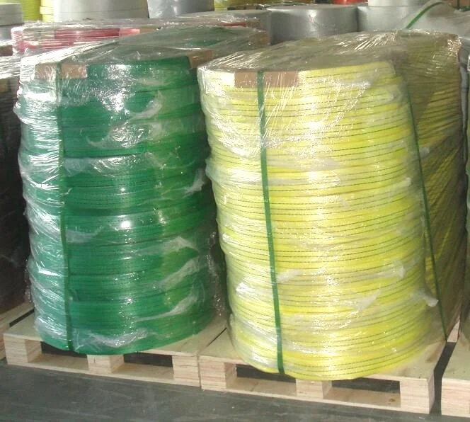 Custom printed logo 2t 50mm width polyester webbing sling belt for lifting sling